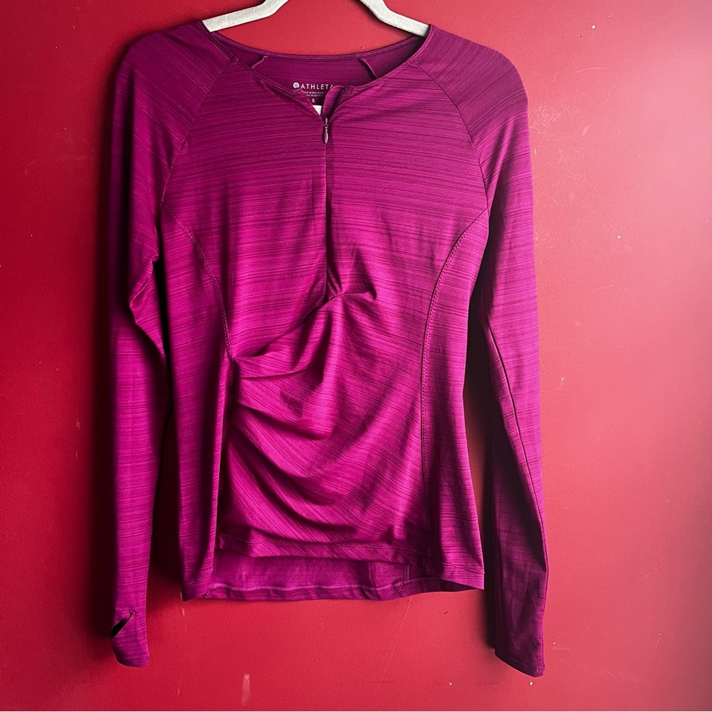 Athleta Ruched Pullover Top - Picture 5 of 12